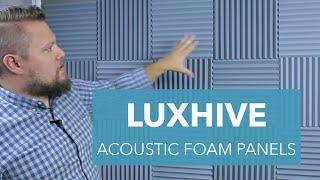 LUXHIVE Acoustic Foam Panels // Installation & Review