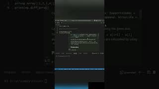 Diffrences with numpy #developer #python #programming #pythonprogramming #code #numpy #codes #coder