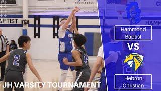 HBJH Basketball Tournament - Game 3 - Hammond vs Hebron