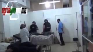 UN visits the injured Syrian civilians after the chemical Attack