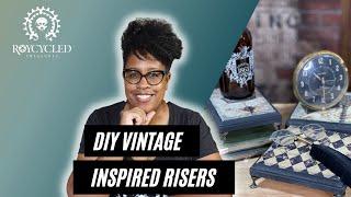 DIY Pedestal Risers - Steampunk Vibe