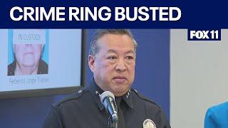 Organized crime ring busted in LA: FULL PRESS CONFERENCE