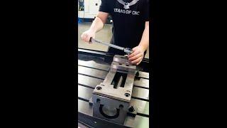 Machinist Trick using Toe Clamps for a Perfect Vise Setup #shorts