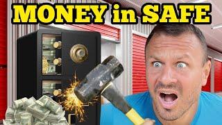 FOUND MONEY IN SAFE  I Bought An Abandoned Storage Unit