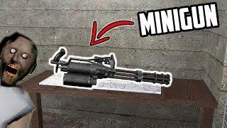 How to get the MINIGUN WEAPON in Granny Horror Game... (NEW SECRET WEAPON in Granny Horror Game)