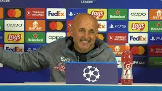 Spalletti press conference  Milan Napoli 1-0   UEFA Champions League