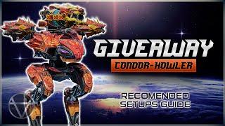 [WR]  50 Condor 150 Howler GIVEAWAY & Guide – Mk3 Gameplay | War Robots