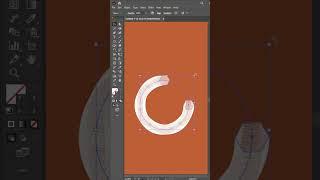 How to create C letter logo design using blend tool in illustrator #adobeillustrator #illustrator