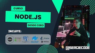 NODE JS desde cero | Curso tutorial completo gratis con Express, Mongo, PostgreSQL, Docker y más