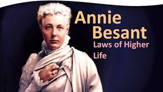 Annie Besant and the Laws of Higher Life: Tools for Leading a Life of Service | Sabine Van Osta