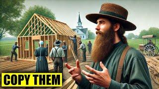 How the Amish BUILD Houses Faster Than Modern Construction!