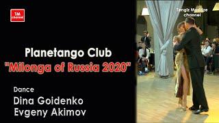 “Milonga de Rusia”, escenario de tango. "Negracha"  Dina Goidenko y Evgeny Akimov.