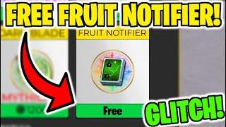 HOW TO GET FRUIT NOTIFIER FOR FREE IN BLOX FRUITS!