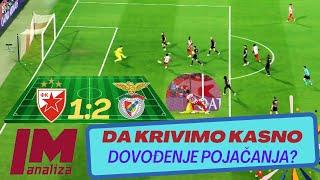 Dobra Zvezda ali i dalje nije uigrana! Crvena Zvezda : Benfika 1:2 #crvenazvezda #delije