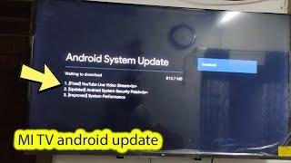 How to update MI android TV