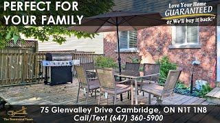 75 Glenvalley Dr Cambridge, ON N1T 1N8 - Roger Townsend (647) 360 5900