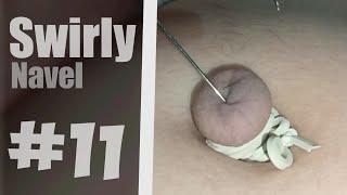 Innie to Outie. Иголки в пупке! Navel torture [Navel pulse exclusive]