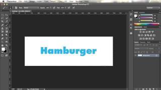 Making transparent text in Photoshop CC