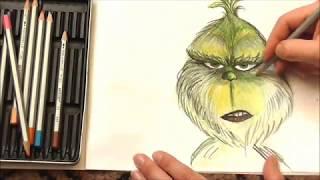 Let's Draw THE GRINCH   FAN ART FRIDAY