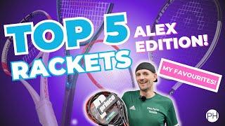 TOP 5 TENNIS RACKETS | Coach Chooses | Best Rackets | Tennis Racket Review | PH Tennis