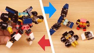 LEGO brick robot transformers tutorial - Extremmmer (similar to ultra combo ninja mech)