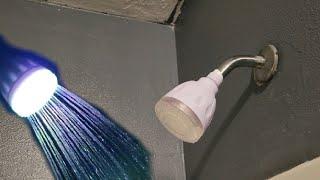 LED Light Color Changing Shower Head Unboxing Review *Party Time In a Shower* #ledlights #led