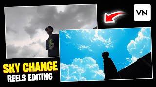 Trending Sky Change Transition Reels EDIT in Vn App | Vn App Sky Change Reels Video Editing