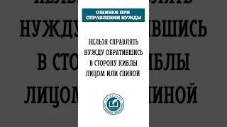 Не справляй нужду в сторону Киблы