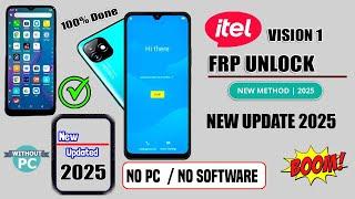 Itel Vision 1 Android 10 Frp Bypass 2025 | Frp Unlock Without Pc Google Account Bypass 2025