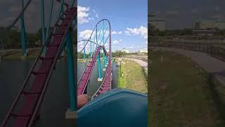 Mako Roller Coaster Ride POV | SeaWorld Orlando #shorts