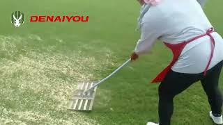 Football field sand leveling tool, manual sand rake, lawn maintenance tool, golf lawn maintenance