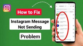 How To Fix Instagram Message Not Sending Problem 2024 | Instagram Message Sending Problem Solve