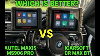 FULL REVIEW 2025: iCarsoft CR Max BT vs Autel MS906 Pro – Which Scan Diagnostic Tool Should You Buy?