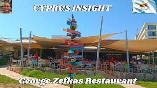 George Zefkas Restaurant Fig Tree Bay Cyprus - Join us for Lunch.