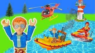 Fireman Sam Toys Unboxing for Kids  Lighthouse Playset with Wallaby, Neptune & Naughty Norman
