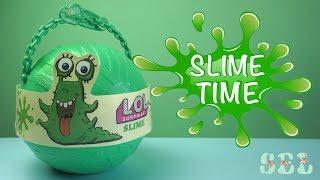 СЛАЙМ Большой ЛОЛ Сюрприз Своими Руками LOL Slime  Big Surprise  Custom DIY