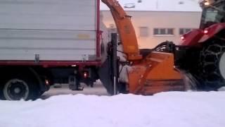 Bauhof Lech am Arlberg, Steyr 6190 CVT mit Westa Anhängerfräse