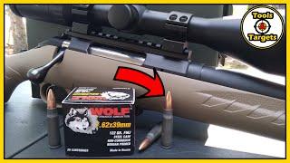 The Russian Eating, AMERICAN!...Ruger American 7.62x39 Quick Range Review & 100 Yard Groups!