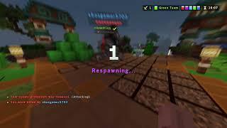 First Hive Bedwars Match (Hacker)