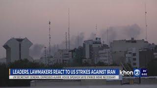 Hawaiʻi leaders react to U.S. attack in Iran