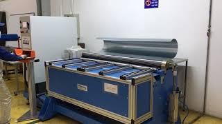 Four rolls automatic rounding machine - round duct making in Lacviet’s production