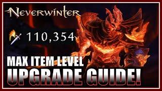 Step by Step Upgrade Guide for Neverwinter Module 29 - From Zero to Max Item Level & Total Cost!