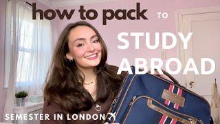 Packing for STUDY ABROAD! / Travel Tips and Tricks