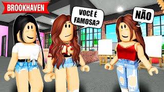 A MENINA FINGIU NÃO SER PINTORA FAMOSA PRA TER AMIZADES VERDADEIRAS | Historinhas Brookhaven Roblox