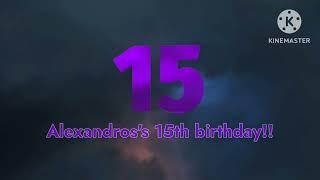 Alexandros's 15th birthday (LOGO)