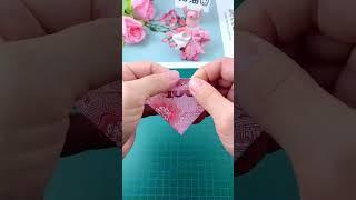 Love bow Folding a beautiful bow Love origami tutorial Handmade DIY Handmade Creative Handmade