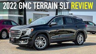 Review: 2022 GMC Terrain SLT 1.5L AWD Onyx Black | FIRST LOOK All-New Refresh Model