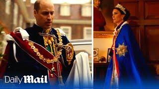 Prince William and Kate Middleton release behind-the-scenes Coronation footage