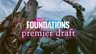 Попытка собрать что-то не прямолинейное. MTG Arena Foundations Premier Draft