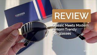 Kimon Retro Oval Sunglasses Review